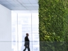 office building interior green wall